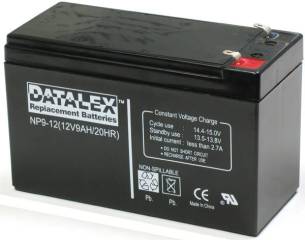 NP9-12 Datalex 12V 9Ah UPS Replacement Battery