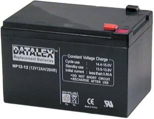 NP12-12 Datalex 12V 12Ah UPS Replacement Battery