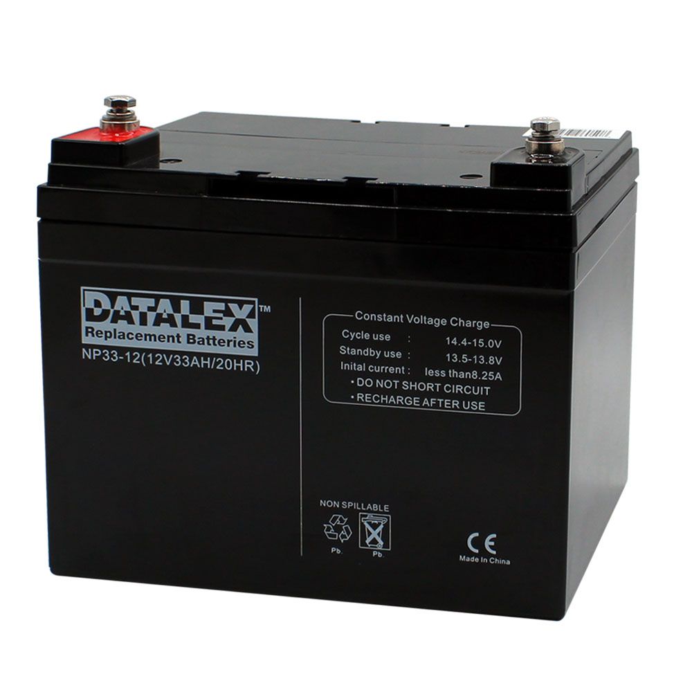 NP33-12 Datalex 12V 33Ah UPS 12 Volt Replacement Battery