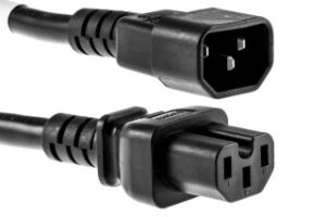 Power Cord C14 to C15 15A 14awg