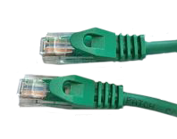 Green Cat6 Molded Snagless cable.