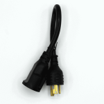 1ft L5-15P to 5-20R power cable 14AWG SJT